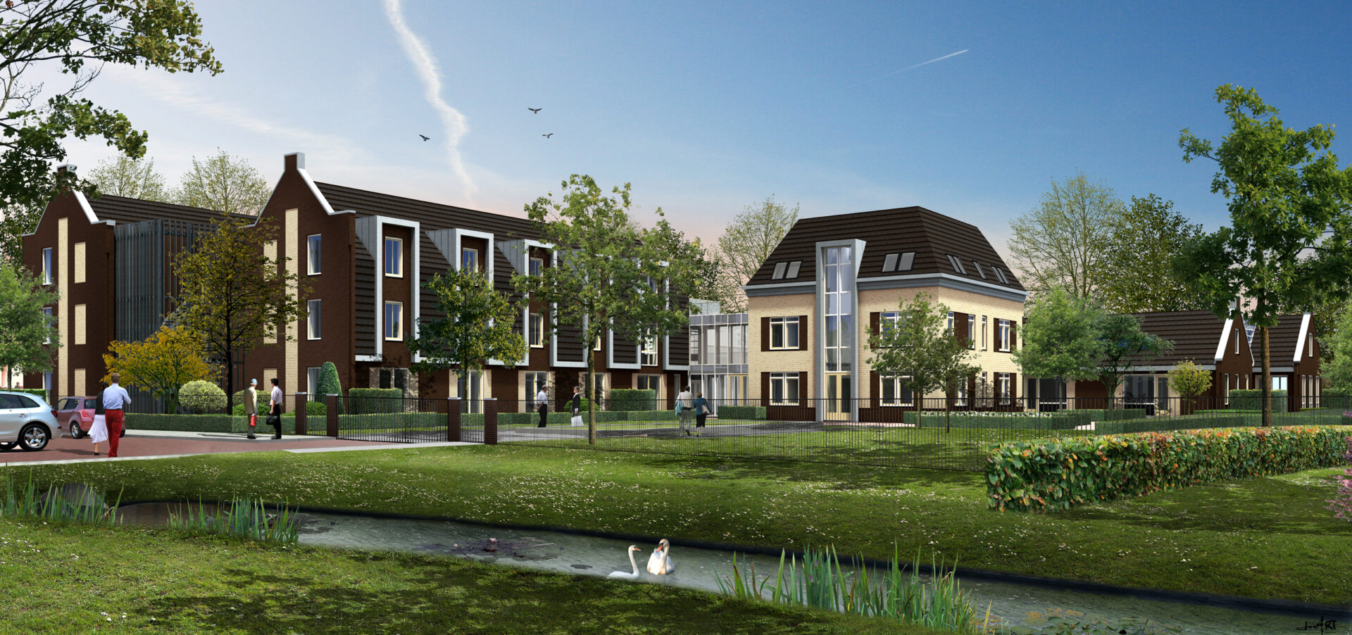Nieuwbouw muiderheim projectinrichting Nieuwbouw muiderheim projectinrichting